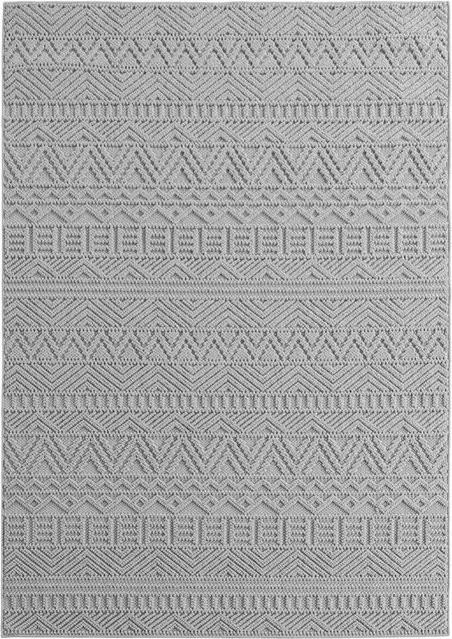Ayyildiz Kurzflorteppich Helix Silber modern B/B: 240 x 340 cm - Bild 1