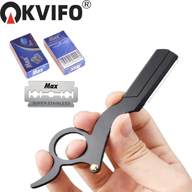 KVIFO Mini-Daumenrasierer, manueller Augenbrauenrasierer für Herren - Bild 1
