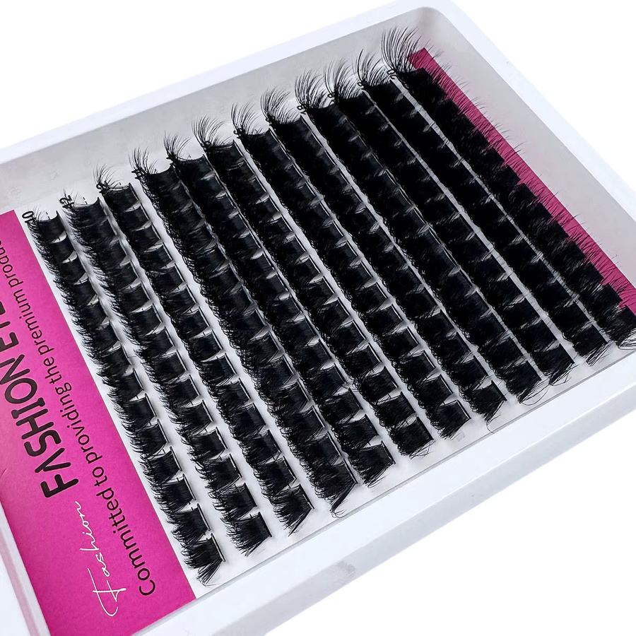 UMIRYAO DIY Cluster-Wimpern, Black, 10–20 mm, 0,07 mm, Unisex - Bild 4