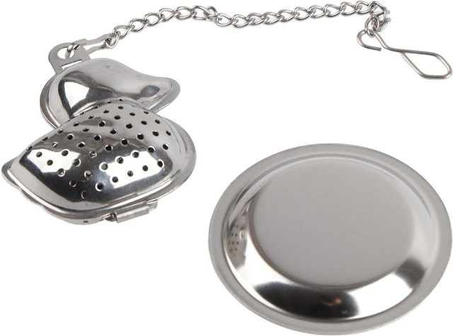 TOMTOP JMS Tee-Sieb in Entenform aus Edelstahl in Grau/Silber für Teeblätter, Kräuter und Gewürze - Bild 1
