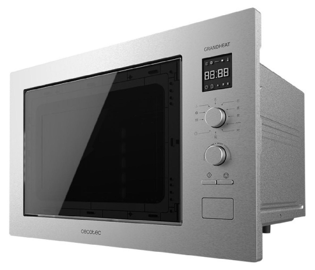 Cecotec 01400 Integrierte Grill-Mikrowelle mit 25 l Volumen und 1320 W Leistung mit Display, Tasten und Drehregler - Bild 1