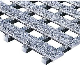 Sicherheitsrost R11 von EHA in Silber/Grau, Breite: 120 cm - Bild 1