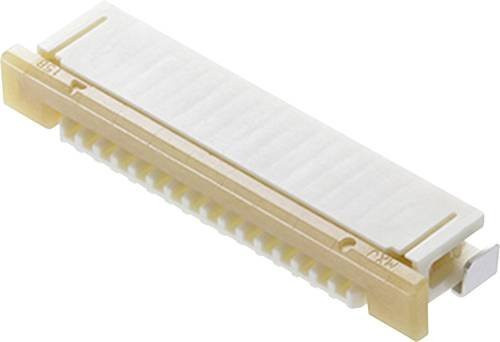 Molex FFC/FPC-Anschluss 22-polig in Weiß mit Goldkontakten, Rastermaß 1mm, Artikelnummer 522712269 - Bild 1