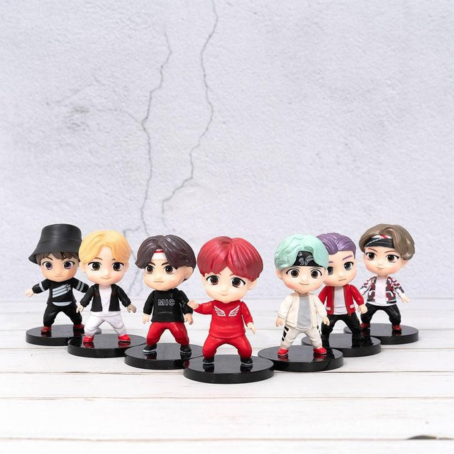 Bangtan Boys Puppe Modell, Actionfigur, 7-teiliges Set, ab 14 Jahren - Bild 1