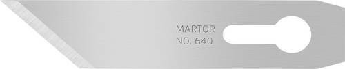 MARTOR 640.50 Ersatzklingen Grafiklinge mit Spezialschliff aus gehärtetem Stahl, 9 mm, 10 Stück, Silber - Bild 1