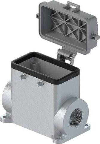 Wieland Electric Gehäuseunterteil 73.342.1035.1 in Silber aus Aluminium - Bild 1