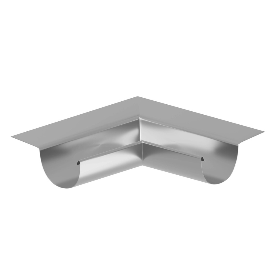 Sarei SDF-Halbrundrinnenwinkel Piccolo Inneneck 90 Grad aus Aluminium in Silber RG 80 - Bild 2