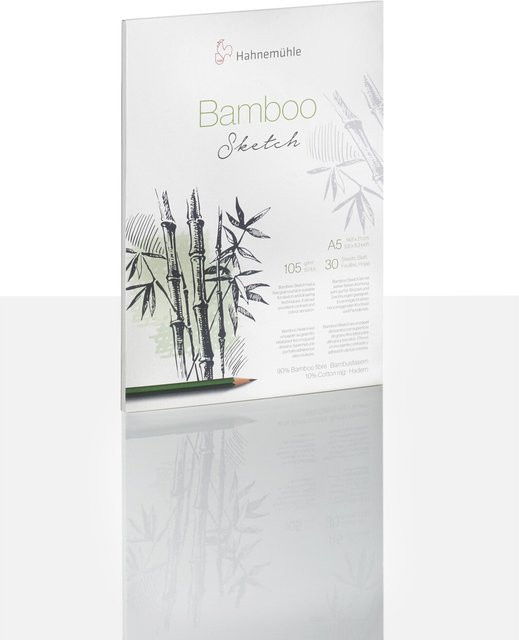 Hahnemühle Bamboo Skizzenblock naturweiß, 30 Blatt, DIN A5, 105g/m² - Bild 1