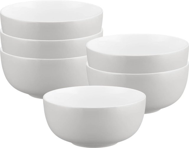 Seltmann Weiden Müslischalen Liberty Pure Colors Weiß, 6er Set, Durchmesser: 15 cm - Bild 1
