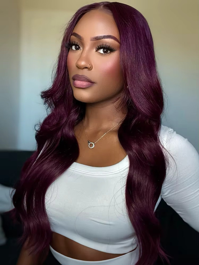 UNice Hair Black Cherry Body Wave Echthaarbündel, 100 g, Unisex - Bild 6