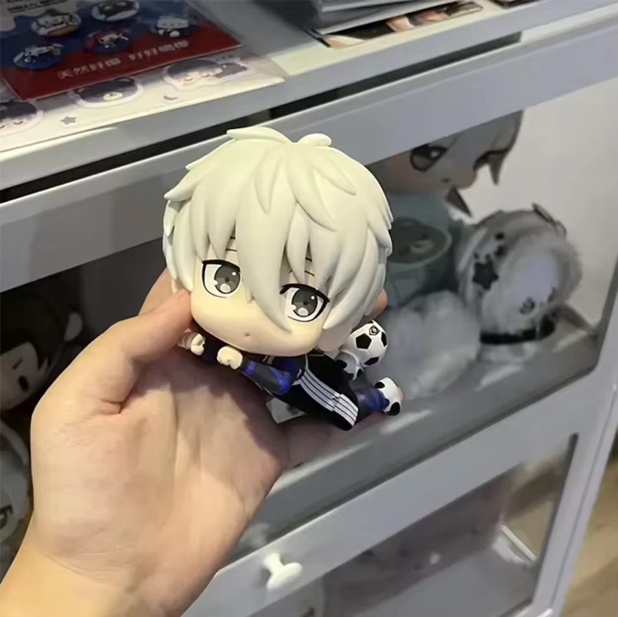 Bandai Blue Lock Nagi Isagi Yoichi, Sitzende Actionfigur Puppe, Einzelfigur - Bild 3