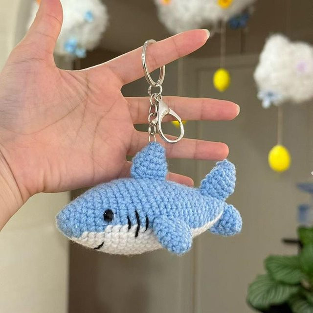 Linyi toy Schlüsselanhänger Haifisch, Unisex - Bild 1