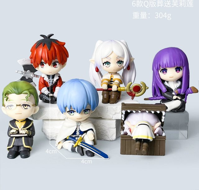 Bandai Frieren Beyond Journey's End Chibi-Figuren, 6-teiliges Set - Bild 1
