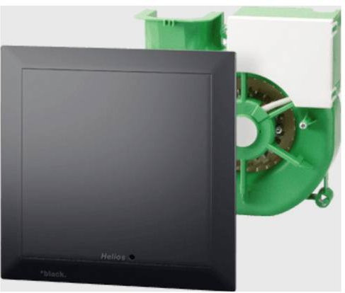 Helios Ventilatoren ELS NFC CO2 Ventilatoreinsatz in Schwarz - Bild 1