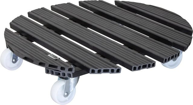 Wagner SYSTEM Multiroller GreenHome Pflanzenroller aus WPC in Anthrazit Durchmesser: 50 cm - Bild 1