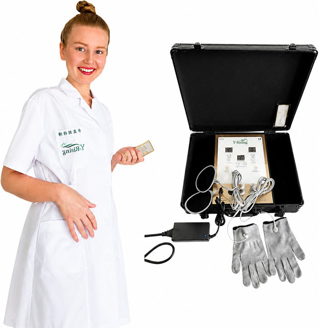 Y-Rising Fohowwd 3th 2.0 Therapiegerät EMS DDS Bioelektrisches Massagegerät in Weiß - Bild 1