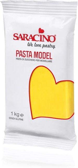 Saracino Modelliermasse Gelb 1 kg - Bild 1