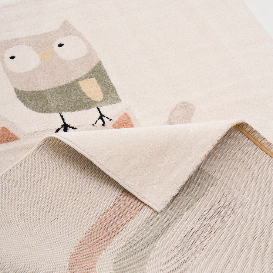 Pergamon Kinder Teppich Happy Kids in Grau/Mehrfarbig, Webteppich mit Motiv für das Kinderzimmer, pflegeleicht und OEKO-TEX Standard 100 - Bild 2