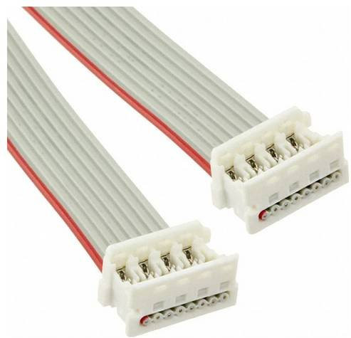 Molex Buchsengehäuse-Kabel Weiß, 8 Polzahl, Rastermaß: 1.27 mm, 923150815 - Bild 1