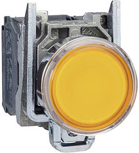 Schneider Electric XB4BW35B5 Leuchttaster aus Metall in Orange und Gelb - Bild 1