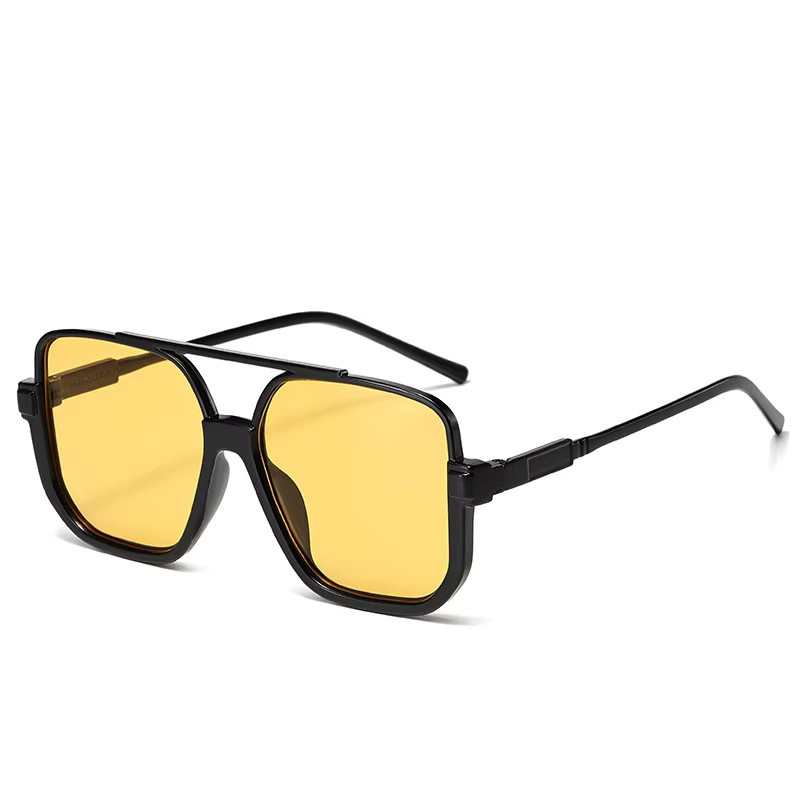 Retro RMM Sonnenbrille Aviator, Halbrand, Schwarz, Unisex - Bild 2