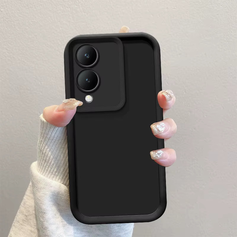 Stoßfeste Schutzhülle für Vivo Y17s, Vivo Y28 5G und Vivo G2 in Weiß mit mattem Hautgefühl - Bild 4