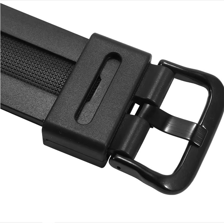 Casio Uhrenarmband, Silikon, Schwarz, Herren - Bild 3