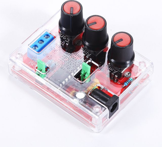 AISANRAY XR2206 Funktionssignalgenerator DIY Kit mit Sinus, Dreieck und Quadrat Ausgang, Frequenz 1Hz-1MHz, einstellbare Amplitude, Multicolor - Bild 1