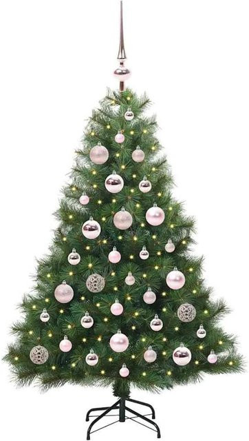 vidaXL Künstlicher Weihnachtsbaum mit 150 LEDs, Grün, Höhe: 120 cm - Bild 1