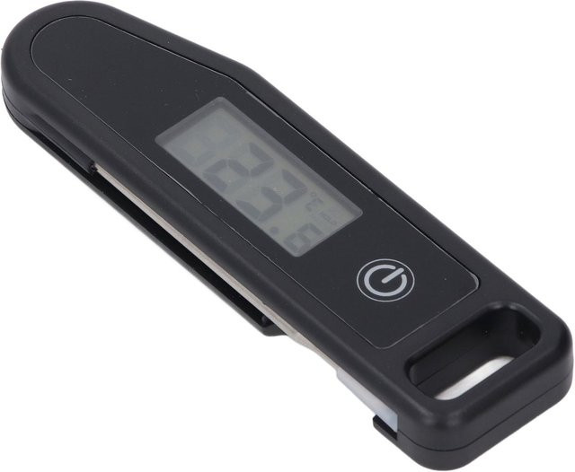 Digitales Fleischthermometer von Koogeelife mit klappbarer Sonde und digitalem Display, wasserfest, grau - Bild 1