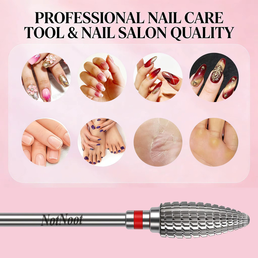 NotNoot Tornado Nagelbohrer, 3/32'' Hartmetall-Wolfram Multifunktions-Bits - Bild 4