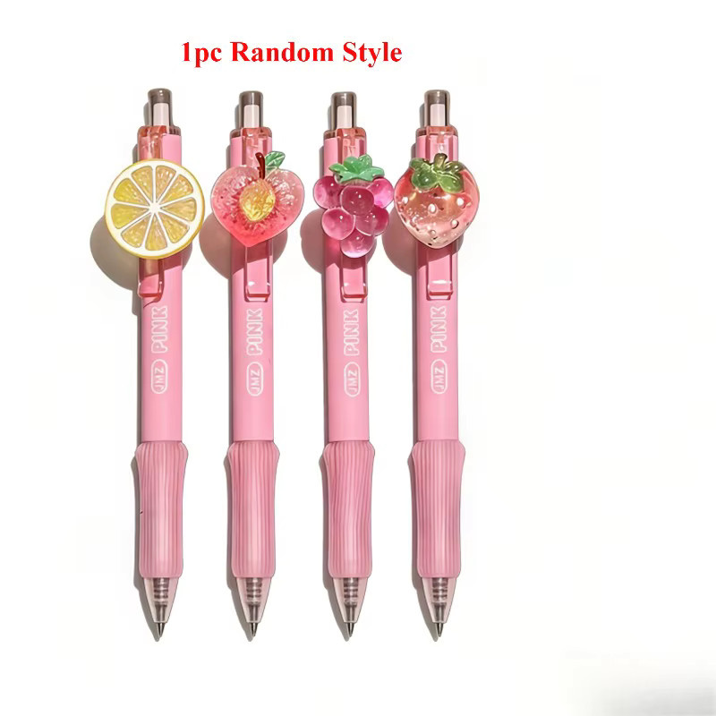 Iced Peach Boba Duft-Anhängerstift in Pink mit 0,5 mm Spitze zum Schreiben von Notizen - Bild 4