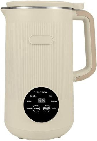 Quin Sojamilchmaschine 8-in-1 mit Touchscreen und Digitalanzeige, Multifunktionaler Nussmilchextraktor und Entsafter, Beige - Bild 1