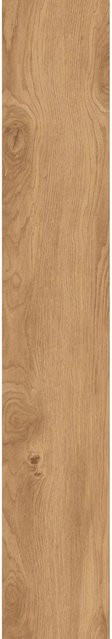 United Tile Bodenfliese Feinsteinzeug Timber in Gold und Braun in Holzoptik, Matt, B: 20 cm, L: 120 cm - Bild 1