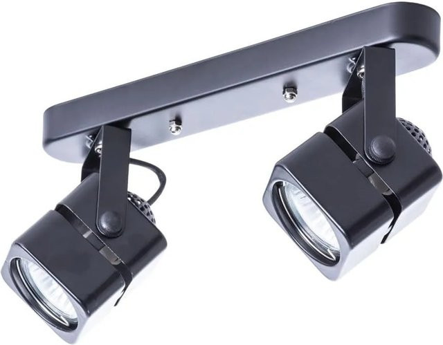Arte Lamp Deckenstrahler Misam 2-flammig schwenkbar Schwarz GU10 aus Metall - Bild 1
