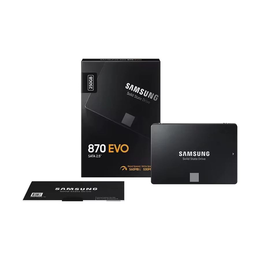 Samsung 870 Evo SATAIII 2,5 Zoll Interne SSD für Laptop und Desktop in Schwarz - Bild 4