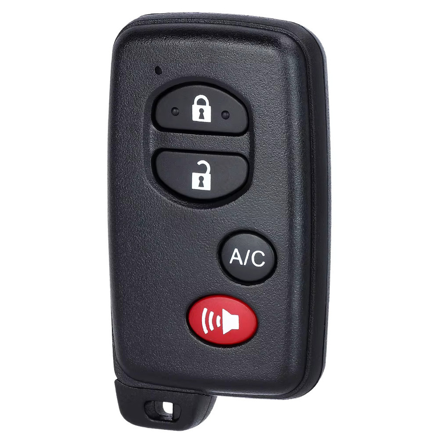 DIYEKY Intelligenter Fernbedienungs-Autoschlüssel für Toyota Prius 2010 bis 2015, 314,3MHz, 4 Tasten, Schwarz - Bild 3