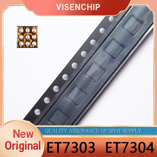 5 Stück IVISENCHIP BGA-9 Chips ET7304 ET7303 7304 7303 in Schwarz - Bild 1