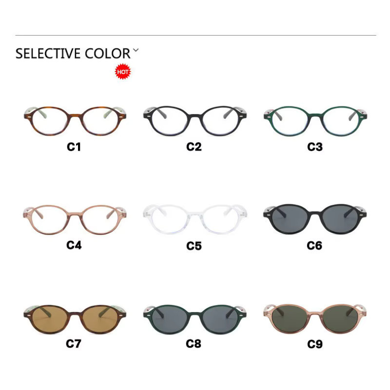 Samjune Korrektionsbrille Damen, Vollrand, rund - Bild 5