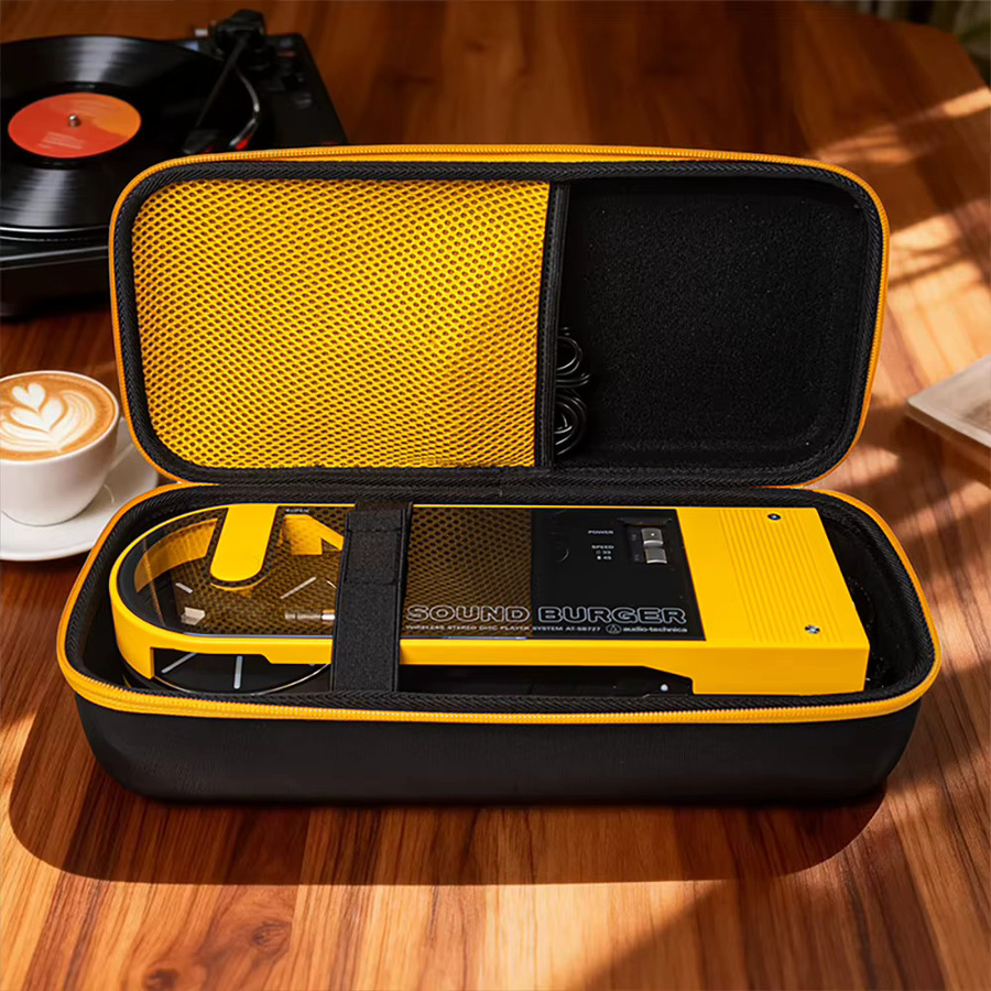Audio-Technica Hartschalen-EVA-Aufbewahrungstasche für AT-SB727 Vinyl-Plattenspieler in Schwarz - Bild 6