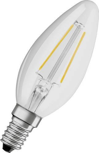 Osram LED Filament Retrofit Kerze Warmweiß E14 Transparent Ø 35 mm x 100 mm - Bild 1