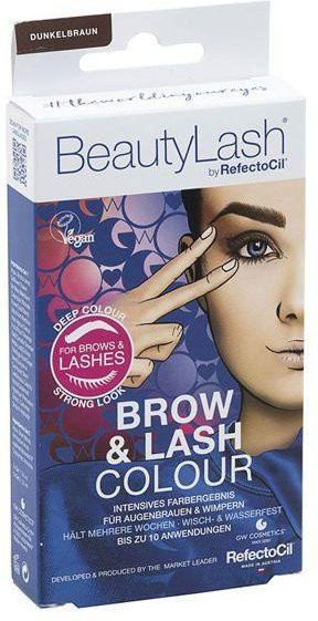 BEAUTYLASH Färbeset für Augenbrauen und Wimpern, Dunkelbraun - Bild 1