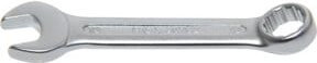 BGS Maul-Ringschlüssel extra kurz aus Chrom-Vanadium in Silber, SW 12 mm - Bild 1