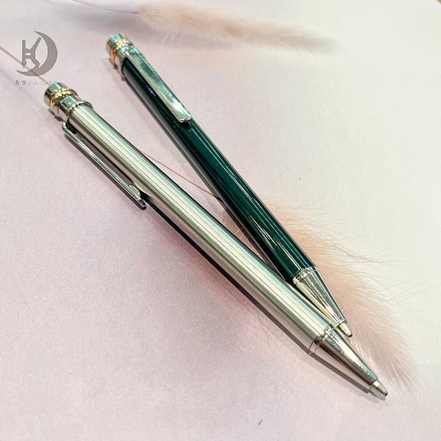 058 High-End Kugelschreiber aus Metall in Blau für Schule und Büro - Bild 1