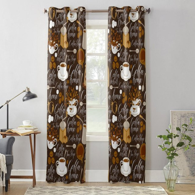 Luxus Volantvorhang Super Six in Grau, semi-transparentes Dekorgewebe für Wohnzimmer, Schlafzimmer oder Küche, Breite: 135 cm, Höhe: 60 cm - Bild 1