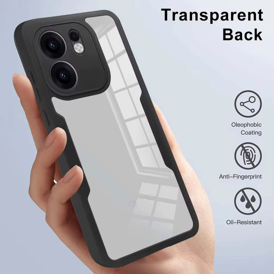 Transparente 360-Grad-Ganzkörper-Displayschutzfolie und stoßfeste Handyhülle für OPPO Reno 13 und Reno 14 Pro 13F 14F - Bild 3