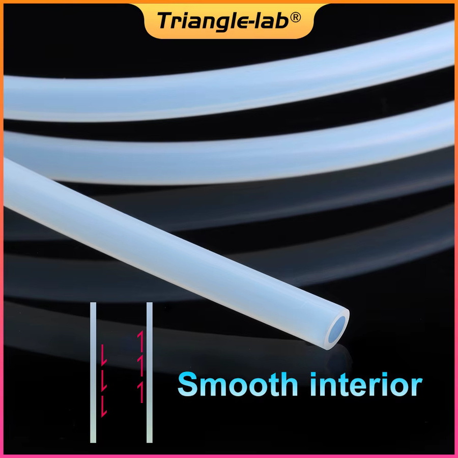 Trianglelab PTFE PLUS Schlauch transparent für Bambulab P1S P1P AMS A1 Mini X1C 3D-Drucker ID 2,5 mm, OD 4 mm - Bild 3