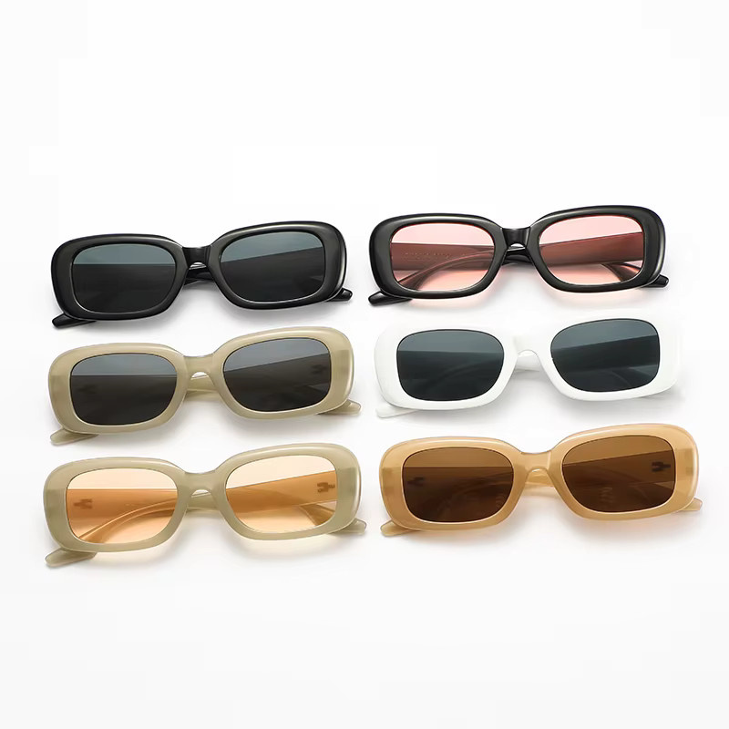 Owl City Sonnenbrille, quadratisch, Vollrand, Kunststoff, Farbverlauf - Bild 1