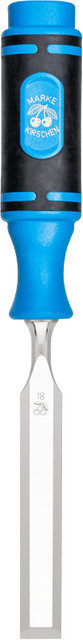 Kirschen Stechbeitel mit 2-Komponentenheft aus Edelstahl, Blau, Breite: 18 mm - Bild 2