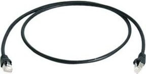 Telegärtner Patchkabel CAT 6a S/FTP Ethernet LAN Schwarz 1,0 m - Bild 1